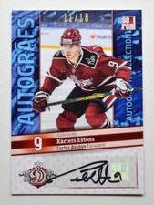 2019-20 KHL Dinamo Riga Autograph #DRG-A13 Carter Ashton 11/18