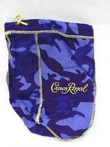 RARO - BOLSO COLECCIONISTA CROWN ROYAL CAMO Púrpura Camuflaje Bolsa Saco Parche Edredón - Imagen 1 de 1