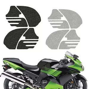 Textured Tank Traction Pads Fuel Gas Knee Grips For Kawasaki ZX14 2006-2011 - Picture 1 of 5