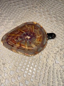 Hand Blown Glass Trinket Tray - Picture 1 of 3
