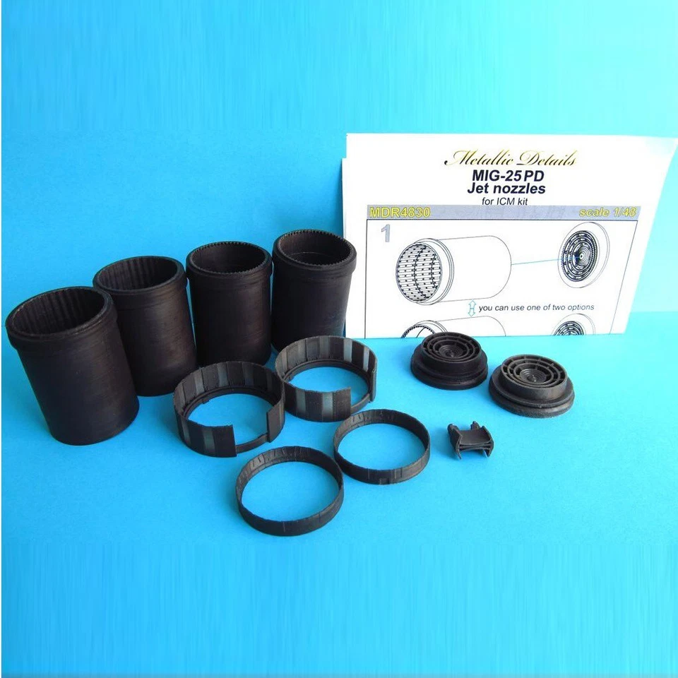 MiG-25PD, Jet Nogles (Resina) Scala 1:48 (per ICM Aircraft Kit Model) MDR4830 - Immagine 1 di 4