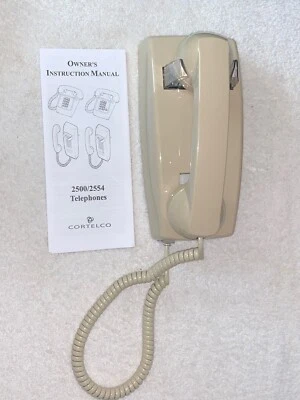 Cortelco 255444VBANDL Single Line Corded Phone Wall Mount - No Dial - Image 1 of 4