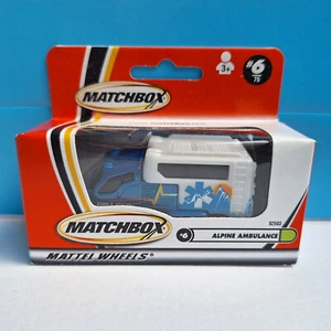 MATCHBOX #6 ALPINE AMBULANCE SKI MOUNTAIN RESCUE IN UNOPENED BOX - Picture 1 of 1