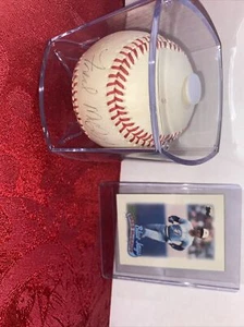 Fred Mcgriff signierter Baseball und signierte Karte - Bild 1 von 5