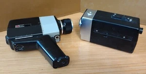 2-Vintage GAF ANSCOMATIC ST/99 & GAF ST-104 Super 8 Movie Cameras Parts/Repair - Picture 1 of 13