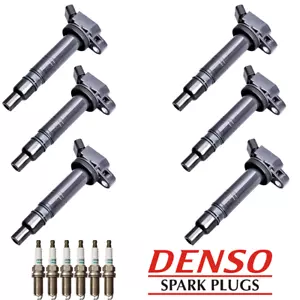 6 bobinas de encendido + 6 bujías de iridio Denso para Toyota 4Runner 4,0 L V6 UF495 - Imagen 1 de 6