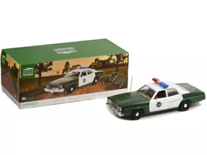 1975 Plymouth Fury Green White Capitol City Police 1/18 Diecast Car Greenlight - Picture 1 of 2