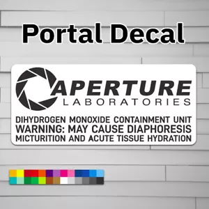 Aperture Laboratories Vinyl Aufkleber (Aufkleber, Auto Laptop Fensterbecher Wasserflasche - Bild 1 von 6