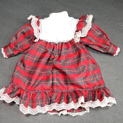 7 件 House of Lloyd 娃娃连衣裙 14-16 法国中国头 1996 年状况极佳 — 第 1/4 张图片