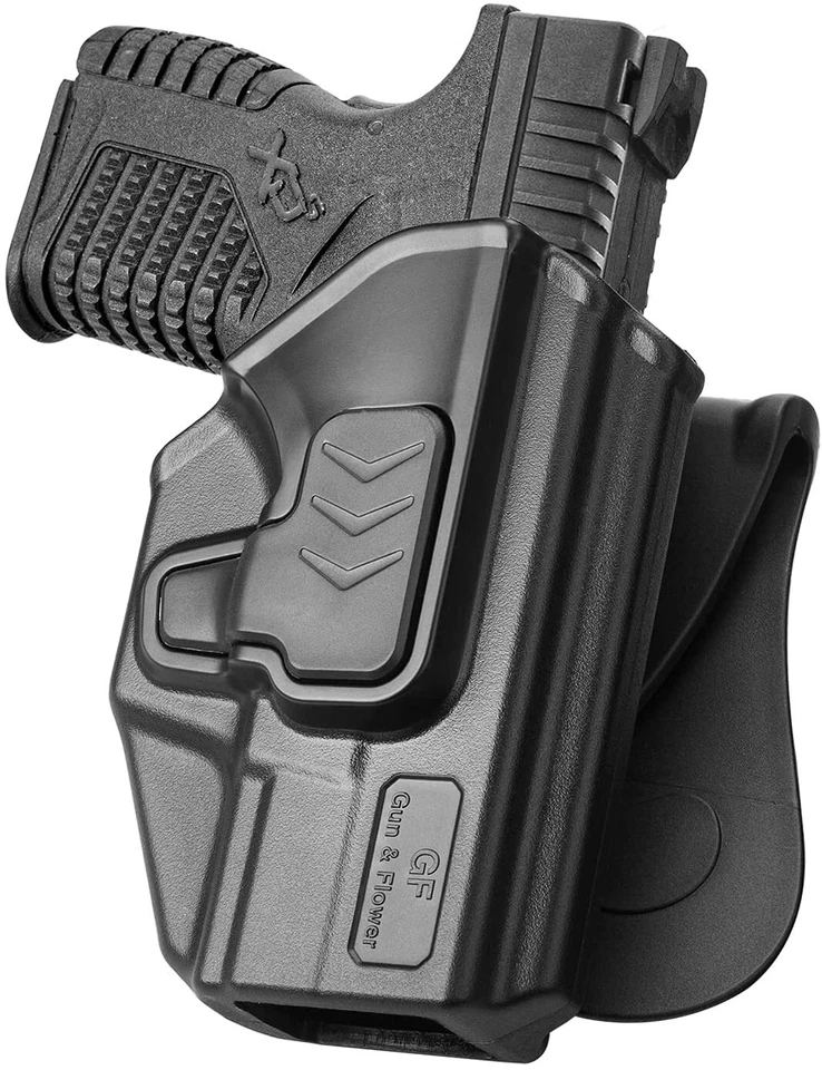Funda de pistola OWB para paleta Springfield XD-S 3,3"", cinturón, cintura de pistola Molle Foto 1 de 4