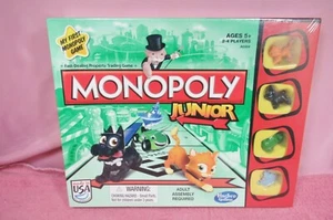 MONOPOLY JUNIOR Hasbro - Juego de mesa - Sin usar - Todavía envuelto en fábrica - Imagen 1 de 9