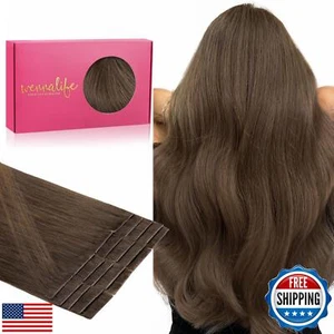 WENNALIFE Invisi Edge Tape in Hair Extensions Human Hair, 14 Inch 50g 20pcs L - Picture 1 of 5