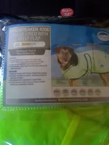 Fleece Lined Windbreaker with Belly Flap for Dogs - Picture 1 of 3