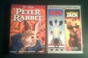 PETER RABBIT, RACING STRIPES & KANGAROO JACK (3-Film DVD Collection) NEW/perfect - Picture 1 of 1
