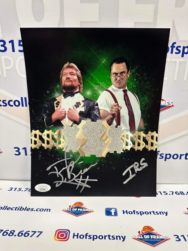 TED DIBIASE / IRS DUAL SIGNED MILLION DOLLAR MAN 8X10 PHOTO - JSA COA - Image 1 of 1