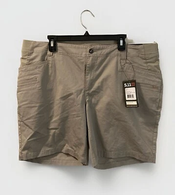 Short cáqui feminino 5.11 tático sarja Terra tamanho 20 novo com etiquetas - Imagem 1 de 4