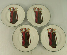 Lot of 4 - Vintage Wedgwood Polo Ralph Lauren 1992 Golf Bag Collector Plates 8"