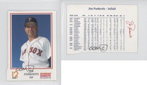 1991 Dunkin' Donuts Pawtucket Red Sox Jim Pankovits
