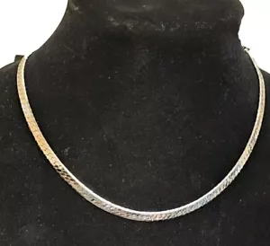 16" Napier Silvertone Necklace - Picture 1 of 7