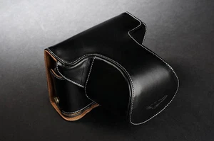 Genuine Real Leather Full Camera Case Bag for FUJIFILM XE1 XE2 XE2S Bottom O B - Picture 1 of 7