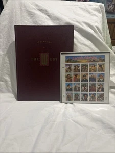 Libro de colección de estampillas Legends of the West USPS 1993 con juego de sellos como nuevo excelente - Imagen 1 de 9