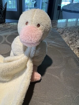Vintage RARE BLANKETS & BEYOND Plush Duck Fleece Security baby Lovey Mini NUNU ! - Image 1 of 4