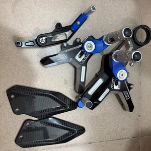 For BMW S1000RR M1000RR Footrest Kit Foot Peg Rear Adjustable Footrest 2019-2025 - Picture 1 of 7
