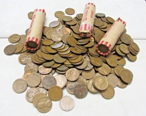 CENTAVOS DE TRIGO LINCOLN - ROLLO DE 50 MONEDAS - GARANTIZADOS SIN BUSCAR - 1920-1958 - Imagen 1 de 6