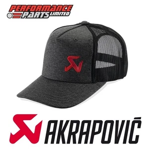 Original Akrapovic Trucker Baseball Cap Mütze Grau Schwarz One Size mit Logo 802282 - Bild 1 von 6