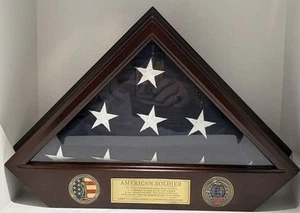 Bandera ataúd de la Guardia Nacional del Ejército del Soldado Americano de los Estados Unidos - Imagen 1 de 5