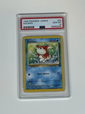 Goldeen Pokemon Jungle PSA 10 GEM MT 1999 - Image 1 of 2