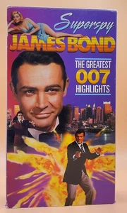 Superspy James Bond The Greatest 007 Highlights VHS 1996 **Buy 2 Get 1 Free** - Picture 1 of 3