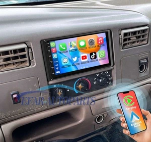 Wireless Carplay For 1999-2004 Ford F-250 F-350 Super Duty GPS Car Stereo Radio - Picture 1 of 19