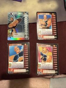 Dragonball Z DBZ CCG Unlimited Nappa Personality Set Level 1-3+ HT Saiyan Saga - Picture 1 of 1