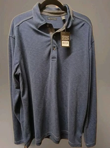 Herren Age of Wisdom Herren Polo Modal Shirt Neu Gr. XL Blau Langarm Modal  - Bild 1 von 6