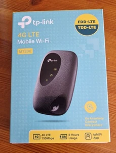 TP-LINK M7200 4G LTE Mobile Wi-Fi Hotspot Modem Dongle 3G/4G Réseau Haut Débit - Photo 1/7