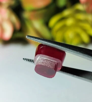 Lab Created Ruby 10MM Pomellato Cushion Shape Gemstone-Mushroom Cut- Gemstone-Co - Image 1 of 4