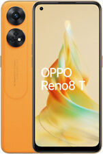 OPPO Reno8T 4G/LTE Orange 128GB + 8GB Dual-SIM Unlocked NEW