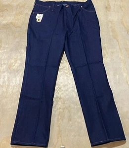 Vintage Wrangler Herrenjeans 42 x 32 gerade 947 hergestellt in den USA dunkelblau normal neu ohne Etikett - Bild 1 von 9