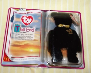 MCDONALD'S TY TEENIE BEANIE THE END BEAR 1999 - Picture 1 of 2