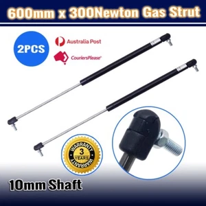 Pair 600mm 300N Gas Strut Caravan Canopy Trailer Truck Toolbox 10mm Shaft Spring - Picture 1 of 17