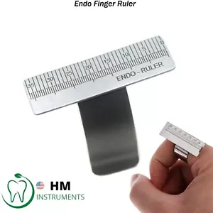 Regla de dedo dental calibre endo anillo instrumentos endodónticos - Imagen 1 de 4