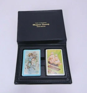 Vintage Western Publishing Playing Cards Double Deck w/ Case Plastic Coated - Picture 1 of 4