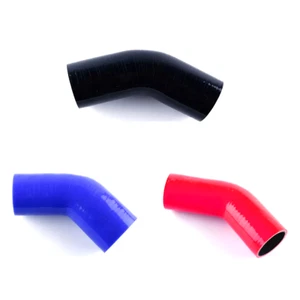 45 Degree Silicone Elbow Pipe Joiner Universal Water Air Hose Bend - Picture 1 of 21