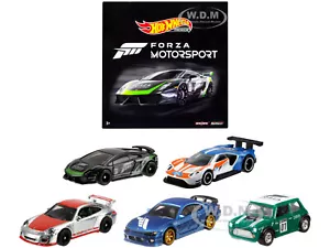 "FORZA MOTORSPORT"" 5-TEILIGES SET DRUCKGUSS MODELLAUTOS VON HEISSRÄDERN HFF49" - Bild 1 von 2