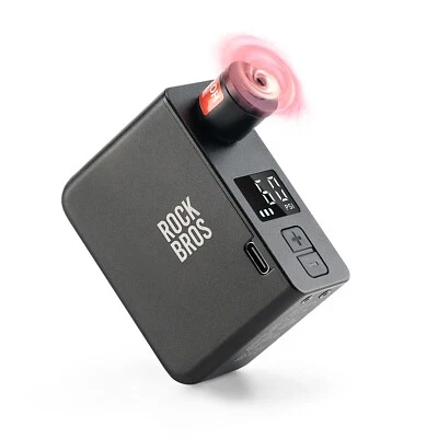 ROCKBROS Pompa Elettrica Ultracompatta Pompa Bici MINI 120 PSI Ultra AV/FV