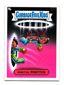 Pegatina de videojuego Portal Porter 2020 Garbage Pail Kids Portal - Imagen 1 de 2