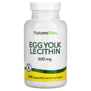 Nature's Plus, Egg Yolk Lecithin, 300 mg, 180 Vegetarian Capsules - Bild 1 von 2