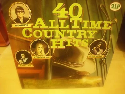 40 ALL TIME COUNTRY HITS: DOPPEL VINYL LP MADE IN HOLLAND: 1983: BLACK TULIP - Bild 1 von 2
