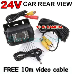 12V/24V 18 LED Night Vision Car Rear View Reverse Backup Camera for BUS Truck RV - Picture 1 of 8